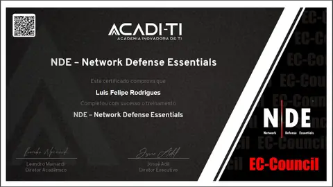 Certificado: NDE
