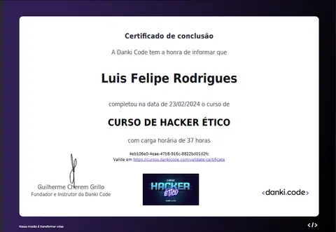 Certificado: Hacker Ético