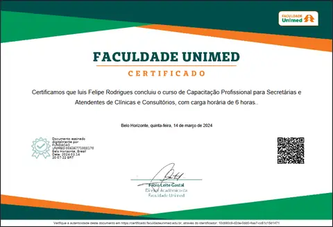 Certificado: Atendimento ao Cliente