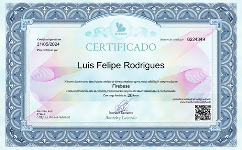 Certificado: Firebase