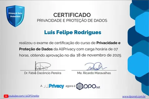 Certificado: LGPD
